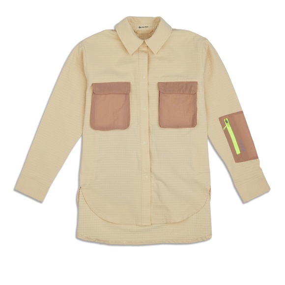 Lululemon Grid Fleece Hiking Overshirt - Picture 3 of 4